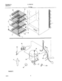 SYSTEM Diagram and Parts List for UL1793ECW9  Electrolux Freezer