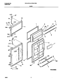 DOORS Diagram and Parts List for FRT21IPRHD2  Frigidaire Refrigerator