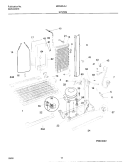 SYSTEM Diagram and Parts List for MRS26LGJQ2  Frigidaire Refrigerator