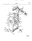CABINET W / FAN ASSEMBLY Diagram and Parts List for FPD19TPL0  Frigidaire Refrigerator