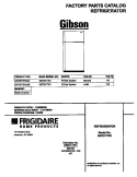 COVER Diagram and Parts List for GRT21TRCW2  Gibson Refrigerator