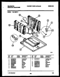 UNIT PARTS Diagram and Parts List for KAL102S1A1  Kelvinator Air Conditioner