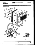 SYSTEM AND AUTOMATIC DEFROST PARTS Diagram and Parts List for RT17F5WX4A  Gibson Refrigerator