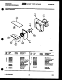 AIR HANDLING PARTS Diagram and Parts List for AR09ME5L2  Frigidaire Air Conditioner