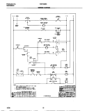 WIRING DIAGRAM Diagram and Parts List for WEF352BEWB  Frigidaire Range