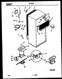 SYSTEM AND AUTOMATIC DEFROST PARTS Diagram and Parts List for WRT15DRAW0  Frigidaire Refrigerator