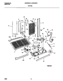 SYSTEM Diagram and Parts List for MRS22WRCD1  Frigidaire Refrigerator