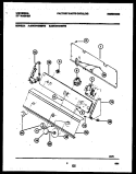 CONSOLE AND CONTROL Diagram and Parts List for MWX445MBWD0  Gibson Washer