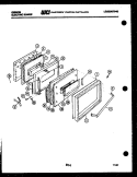 DOOR PARTS Diagram and Parts List for KEC457NSAA  Gibson Range
