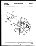 BURNER, IGNITER AND VALVE Diagram and Parts List for FDG546LBT0  Frigidaire Dryer