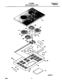 Part Location Diagram of 318198923 Frigidaire Radiant Surface Element - Dual 1000W/2000W