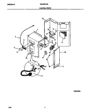 Part Location Diagram of 5303296650 Frigidaire PANEL-CONTROL