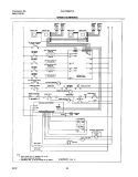 WIRING SCHEMATIC Diagram and Parts List for PLEF398CCA  Frigidaire Range