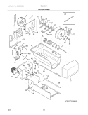 Part Location Diagram of 241675507 Frigidaire COVER-MOTOR