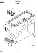 CABINET Diagram and Parts List for GFC25M4HW0  Gibson Freezer