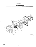 AIR HANDLING PARTS Diagram and Parts List for FAC052J7A1  Frigidaire Air Conditioner