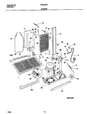 SYSTEM Diagram and Parts List for FRS22ZRHW3  Frigidaire Refrigerator