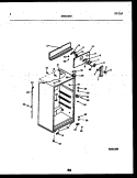 CABINET PARTS Diagram and Parts List for ATG185NCW0  Frigidaire Refrigerator