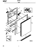 DOOR Diagram and Parts List for GDP635RHR0  Gibson Dishwasher
