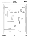 WIRING DIAGRAM Diagram and Parts List for WGF324BBWB  Frigidaire Range