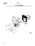 AIR HANDLING PARTS Diagram and Parts List for FAL123H1A3  Frigidaire Air Conditioner