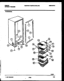 CABINET PARTS Diagram and Parts List for FV31M2WXHA  Gibson Freezer
