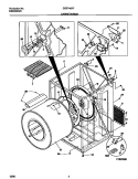 CABINET / DRUM Diagram and Parts List for GSE746RFS0  Gibson Dryer