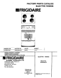 COVER Diagram and Parts List for FEFB55CHSA  Frigidaire Range