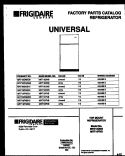 COVER Diagram and Parts List for MRT18FNBY0  Uni Refrigerator