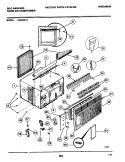 WRAPPER Diagram and Parts List for 24HA241A  Frigidaire Air Conditioner