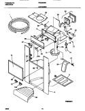 ICE DISPENSER Diagram and Parts List for FRS20WRHW1  Frigidaire Refrigerator