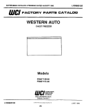 COVER Diagram and Parts List for FRM2715C-88  Frigidaire Freezer