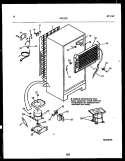 SYSTEM AND AUTOMATIC DEFROST PARTS Diagram and Parts List for FPI14TPH0  Frigidaire Refrigerator