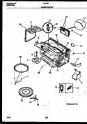 WRAPPER AND BODY PARTS Diagram and Parts List for 56-2461-10-03  Tappan Microwave