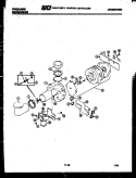 MOTOR PUMP PARTS Diagram and Parts List for DW3350DW3  Frigidaire Dishwasher