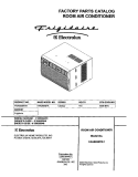 COVER Diagram and Parts List for FAA065M7A1  Frigidaire Air Conditioner