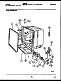 TUB AND FRAME PARTS Diagram and Parts List for SU24D5KYGA  Gibson Dishwasher