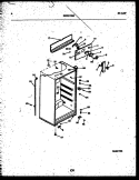 CABINET PARTS Diagram and Parts List for ATG170NCD0  Frigidaire Refrigerator