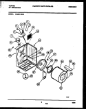 CABINET AND COMPONENT PARTS Diagram and Parts List for 49-2251-23-03  Tappan Dryer