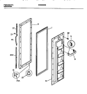 FREEZER DOOR Diagram and Parts List for FRS20QRBW1  Frigidaire Refrigerator