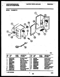 ELECTRICAL PARTS Diagram and Parts List for WAH086P1T2  Frigidaire Air Conditioner
