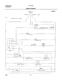 WIRING SCHEMATIC Diagram and Parts List for FRT14A2AW2  Frigidaire Refrigerator