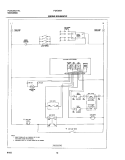 WIRING SCHEMATIC Diagram and Parts List for FGF355AUD  Frigidaire Range