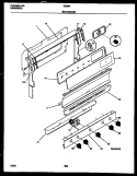 BACKGUARD Diagram and Parts List for G32BNW5  Frigidaire Range