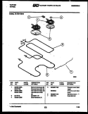 BROILER PARTS Diagram and Parts List for 73-3757-23-08  Tappan Range