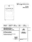 COVER Diagram and Parts List for PLGF389ACA  Frigidaire Range