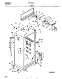 CABINET Diagram and Parts List for WRT16CGCD3  Frigidaire Refrigerator