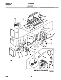 ICE MAKER Diagram and Parts List for MRS22WNED3  Frigidaire Refrigerator