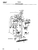REFRIGERATOR CABINET Diagram and Parts List for FRS24BGGB8  Frigidaire Refrigerator