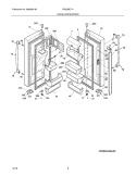 FRESH FOOD DOOR Diagram and Parts List for EW23BC71IB7  Electrolux Refrigerator